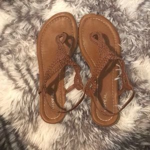 Brown sandals